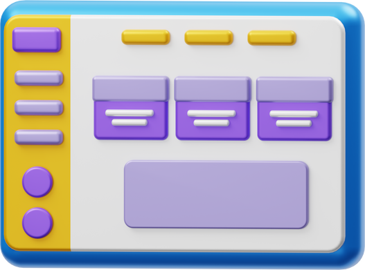 Dashboard 3D Icon